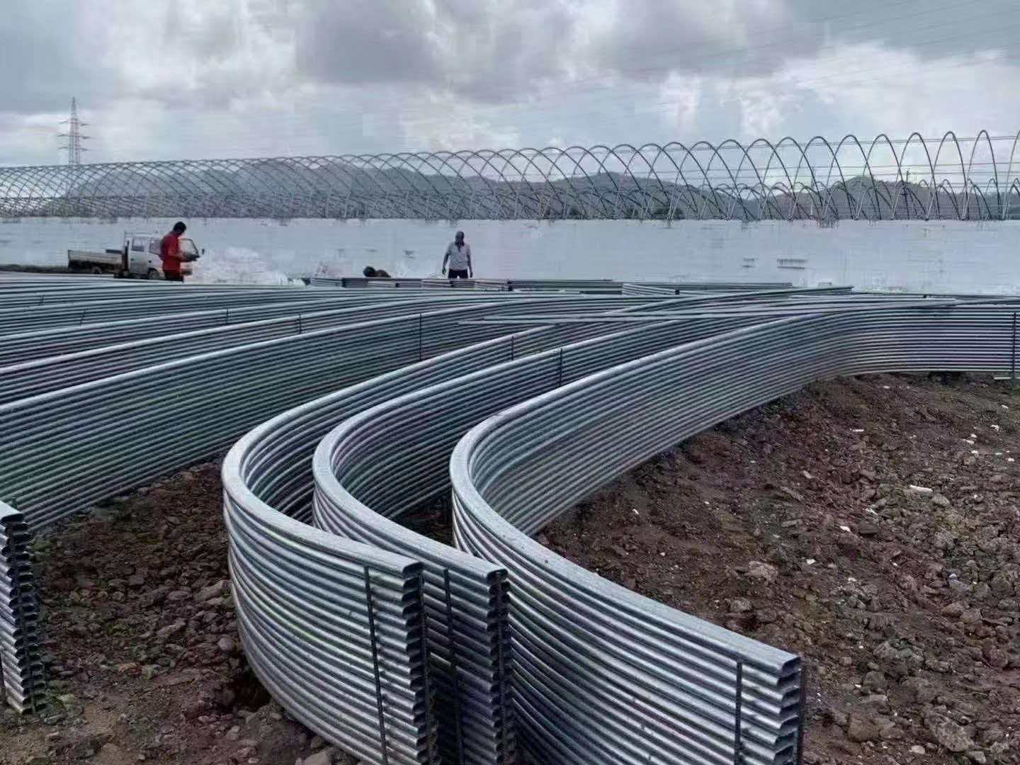 Tyndvæg galvaniseret elliptisk rør